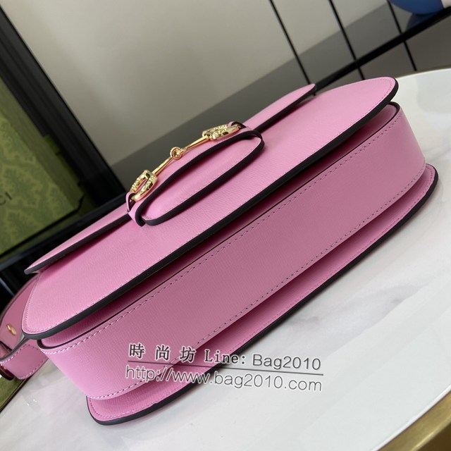 Gucci專櫃古馳最新款Horsebit 1955系列肩背包 jh2276型號：602204